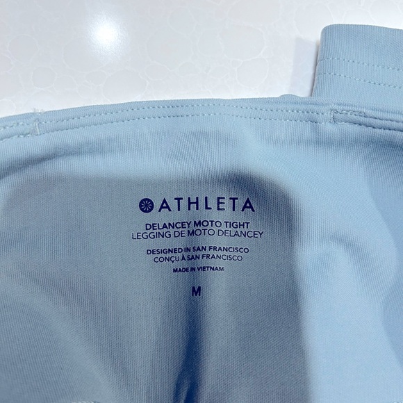 Athleta Delancey Moto Tight. - Picture 2 of 3